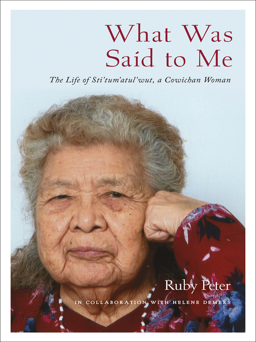 Title details for What Was Said to Me by Ruby Peter - Available